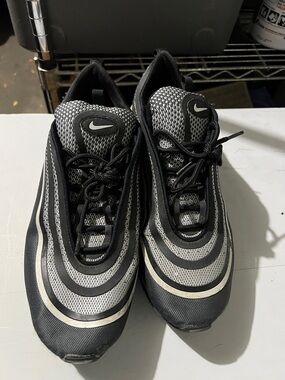 Nike Air Max 97 Ultra 17 Black Grey Running Shoes 918356-001 Men's Sz 11.5
